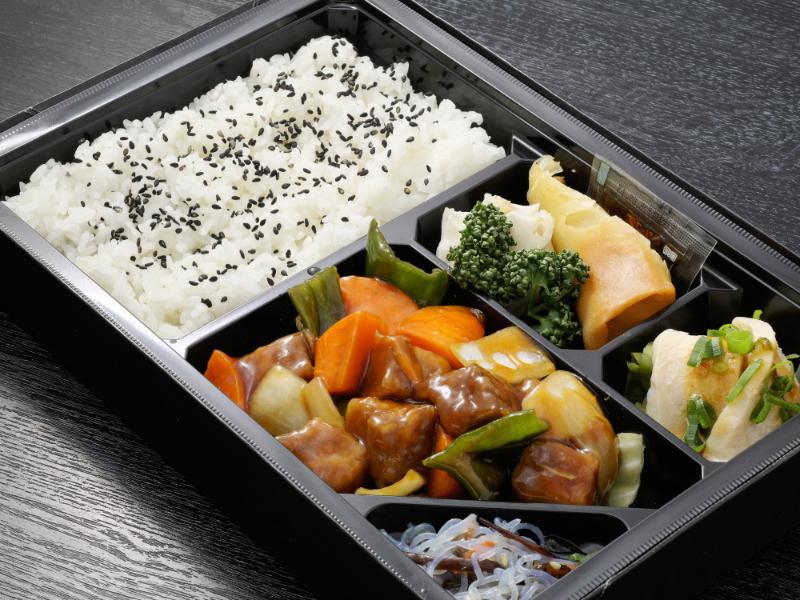 酢豚中華弁当