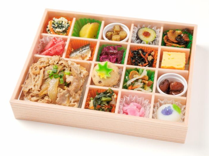 牛めしの十六彩折詰
