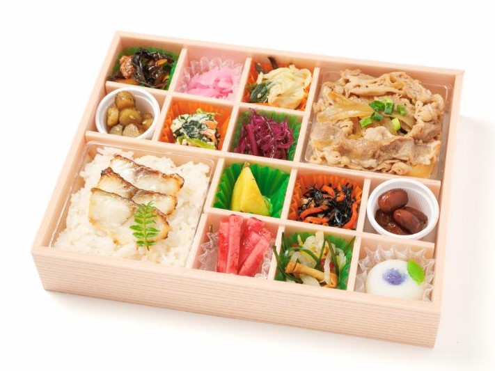 鯛めしと牛めしの十二彩折詰