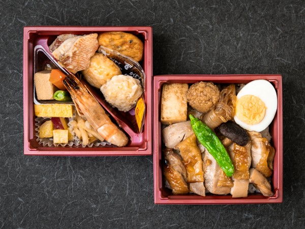 （新）かしわのすき焼重 二段弁当