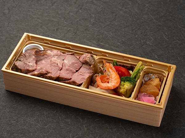 低温調理のサーロインステーキ御膳