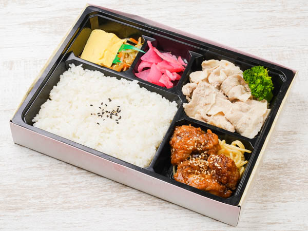 播州甘辛揚げと豚しゃぶコンビ満腹弁当