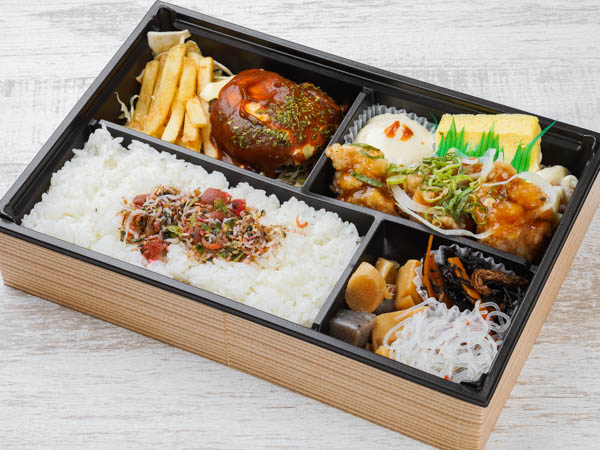 厳選牛チーズデミハンバーグとチキン南蛮御膳