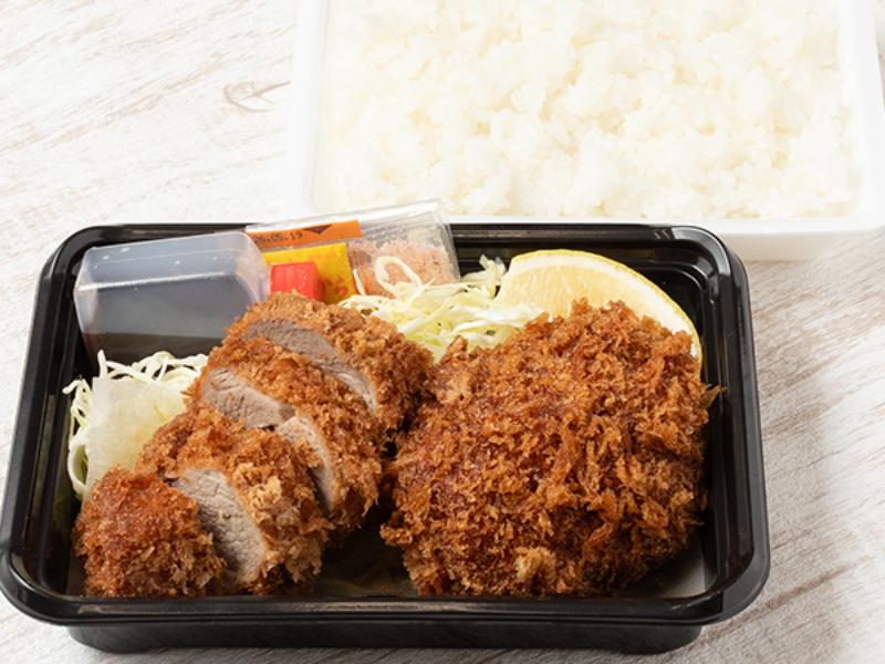ヒレ＆メンチカツ弁当
