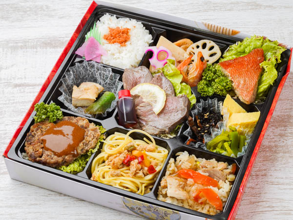 グー厳選 「日替わり」彩り九重弁当