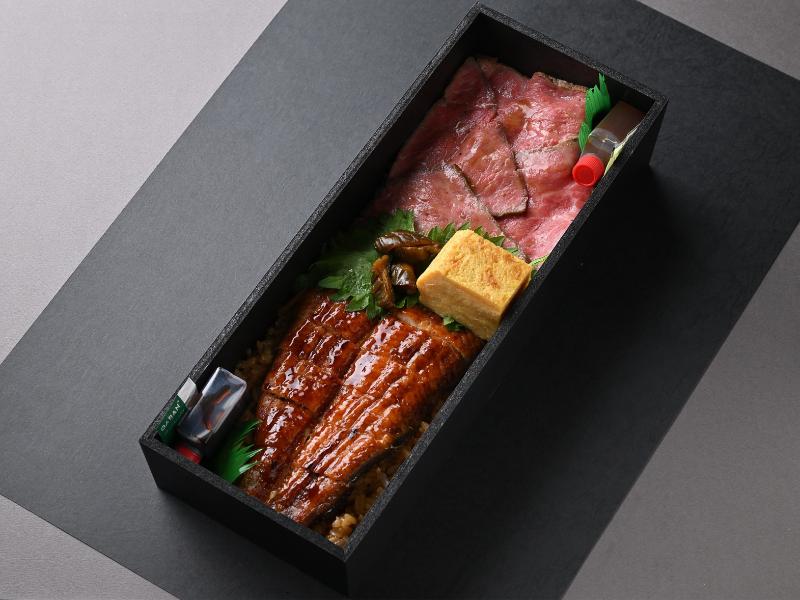 【2日前15時注文締切】一段弁当 日本うなぎとローストビーフ重