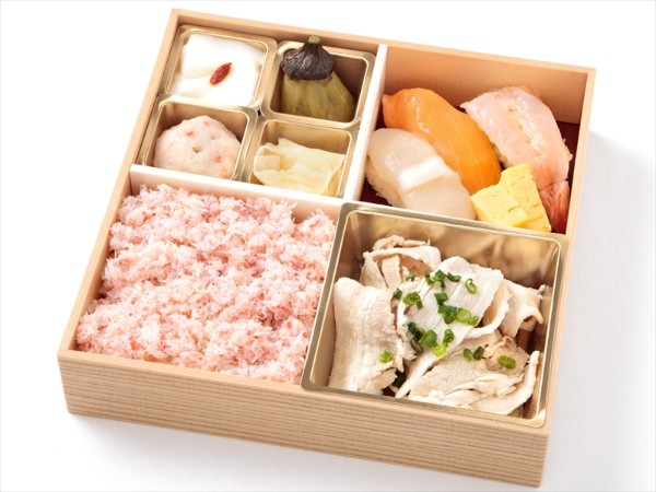 北海のネタ満載弁当