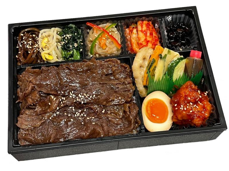 【炭火焼肉幕の内弁当】黒毛和牛ロース
