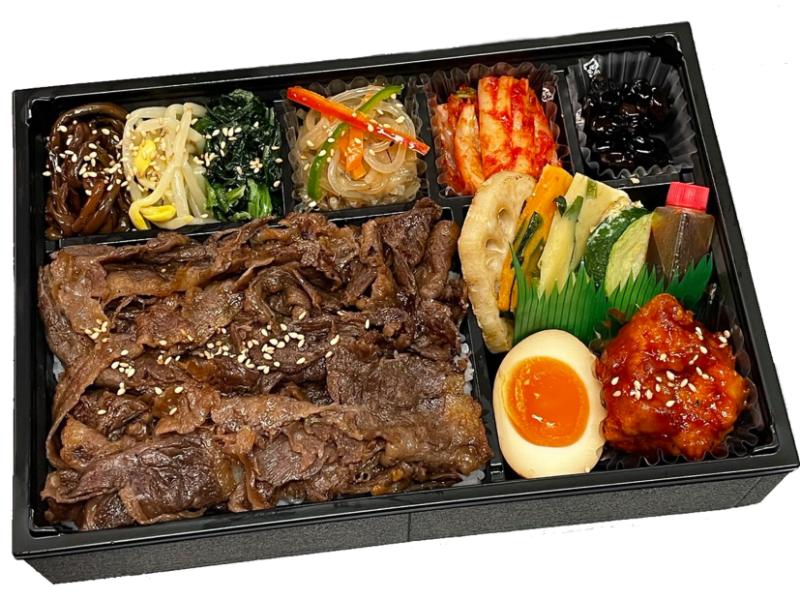 【炭火焼肉幕の内弁当】黒毛和牛切り落とし