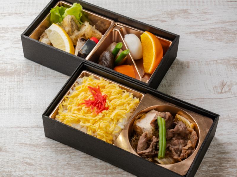 【上】常陸牛すき焼き弁当（牛モモ肉）