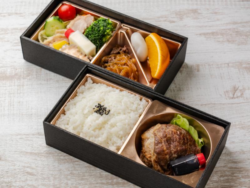 常陸牛肉巻きハンバーグ弁当