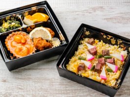 常陸牛ステーキ炒飯弁当