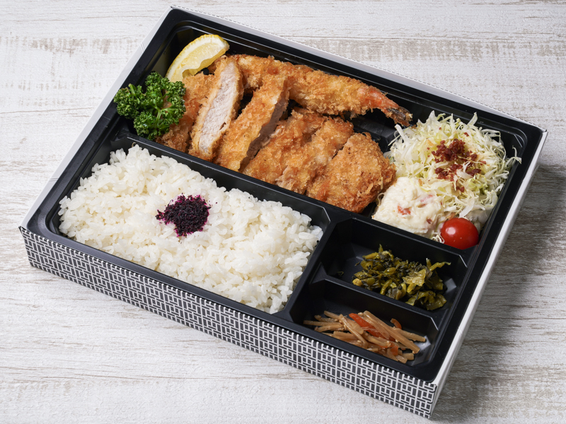 もち豚とんかつ弁当（海老あり）