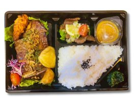 サーロインステーキ＆牛たん弁当