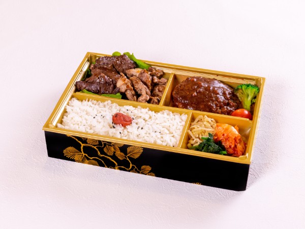 牛肉と豚肉のダブルカルビ弁当