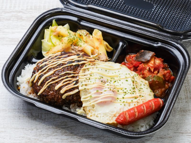 肉厚ジューシーてりたまハンバーグ弁当