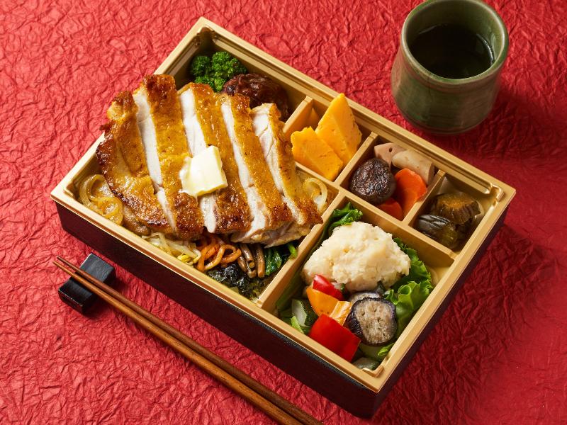 肉屋のチキンステーキ御膳