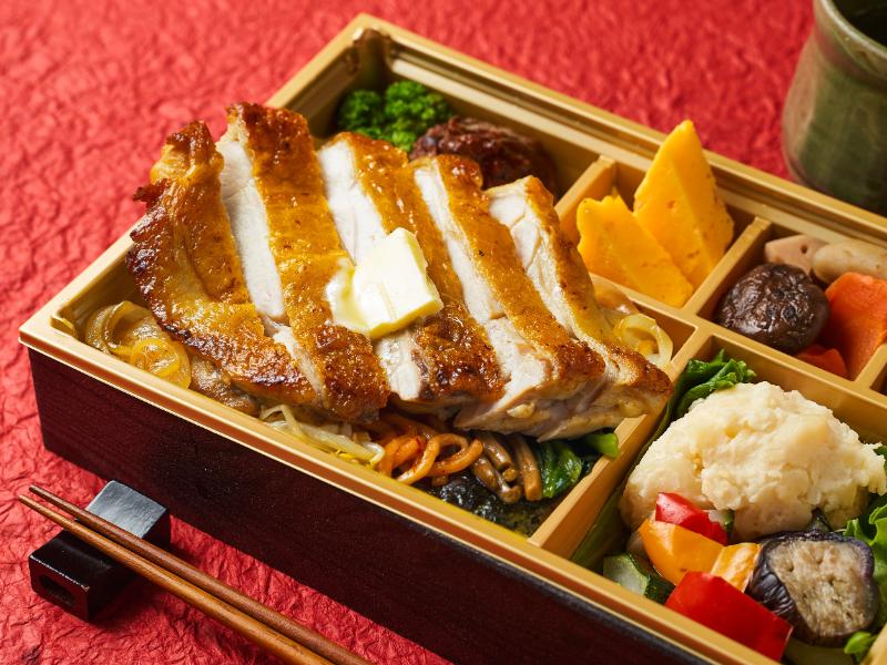 肉屋のチキンステーキ御膳