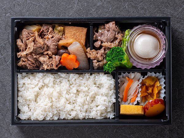 2色のすき焼き弁当