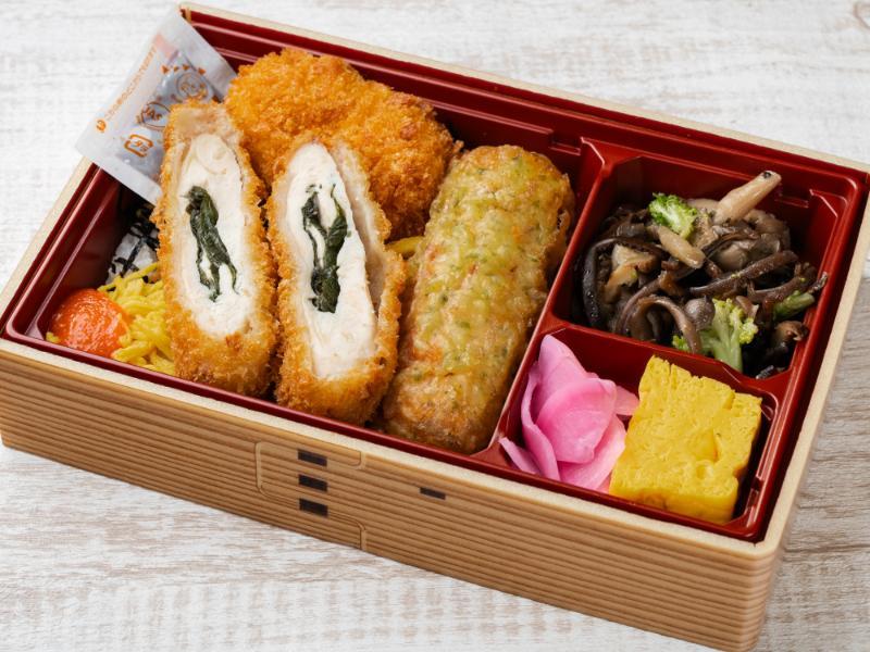 ささみチーズ・カニクリームコロッケ海苔重