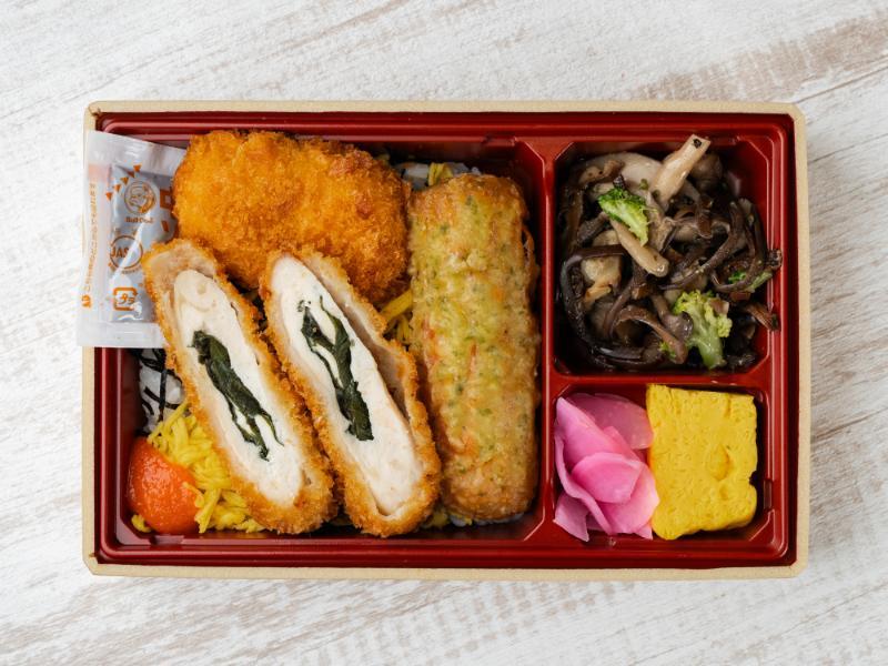 ささみチーズ・カニクリームコロッケ海苔重