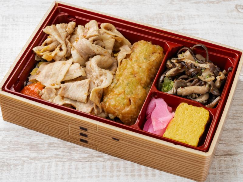 生姜焼き海苔重