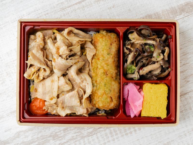 生姜焼き海苔重
