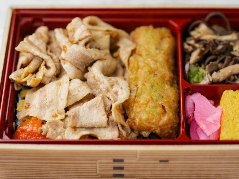 生姜焼き海苔重