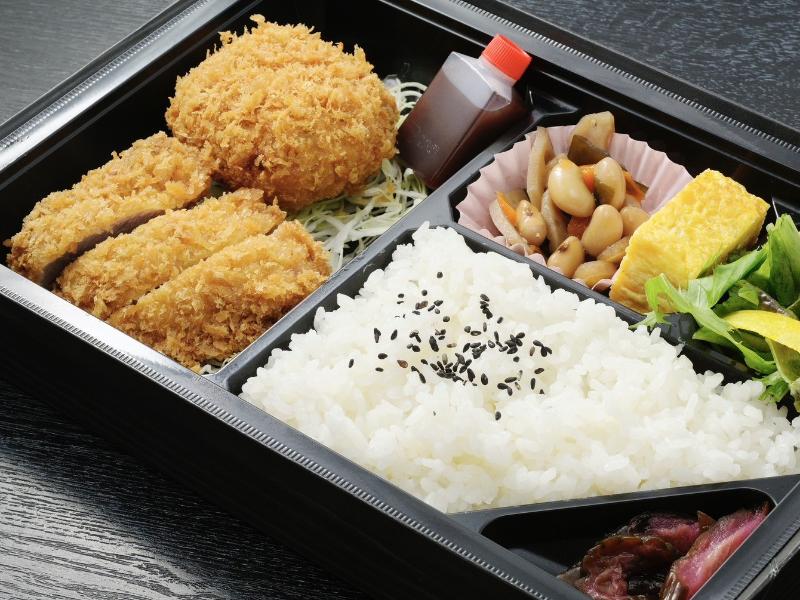 【特選】ヒレかつとメンチカツ御膳