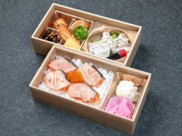 漬け炙りサーモン2段重