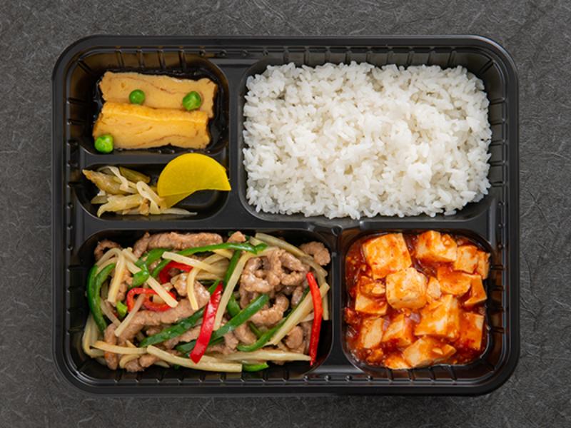 青椒肉絲弁当