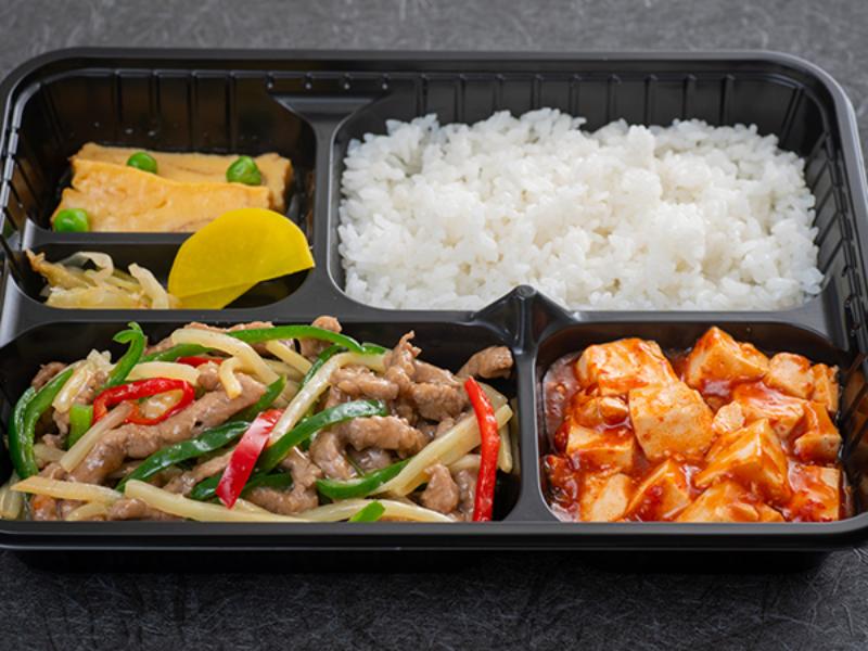 青椒肉絲弁当
