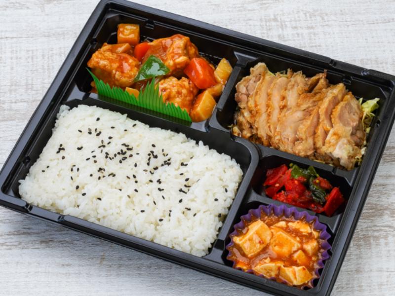 【厳選】Wメイン中華弁当（酢豚＆油淋鶏）