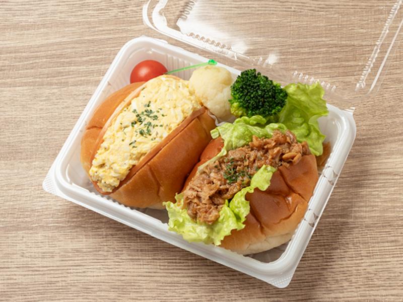 ハム玉子＆照り焼きチキンロールサンド【30個以上注文の場合は4日前18時締め切り】
