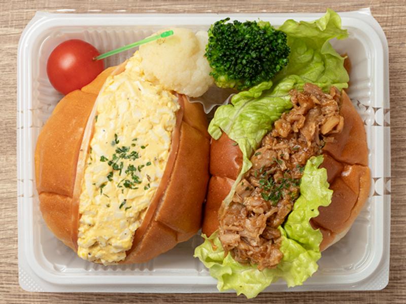 ハム玉子＆照り焼きチキンロールサンド【30個以上注文の場合は4日前18時締め切り】
