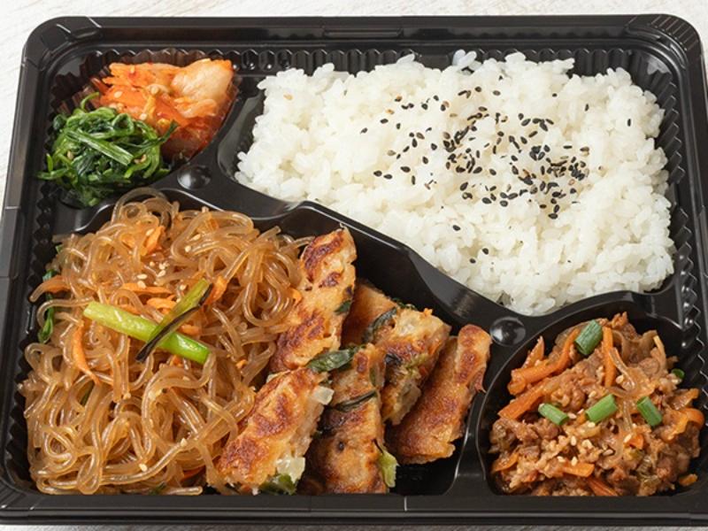 プルコギ＆チャプチェ＆チヂミ弁当