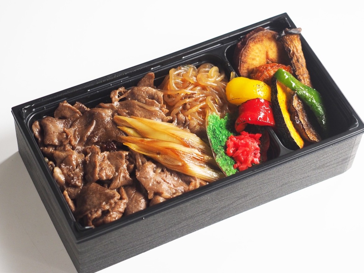 【500mlペット茶付き】はなが牛ロースすき焼き重