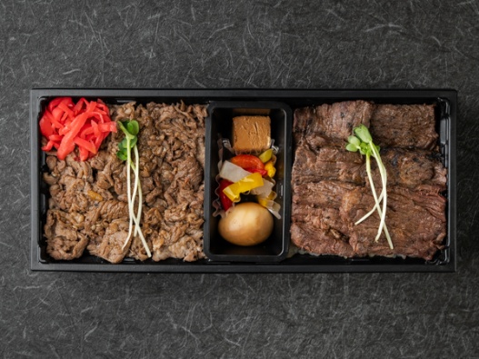 特選 炭火香る牛やわらか重＆ハラミステーキ