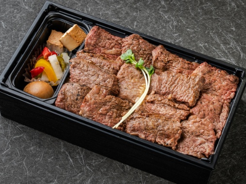 特選 炭火焼ステーキ重 （大）