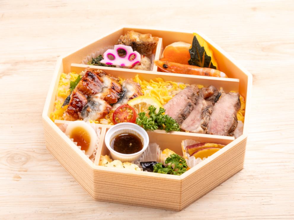 鰻牛六角弁当