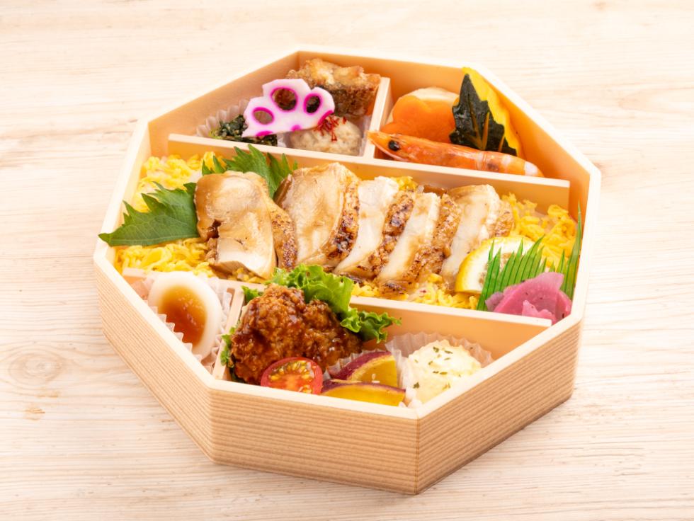 華やか六角弁当