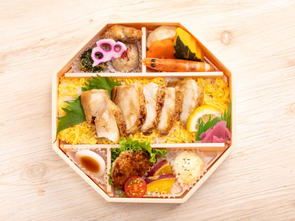 華やか六角弁当