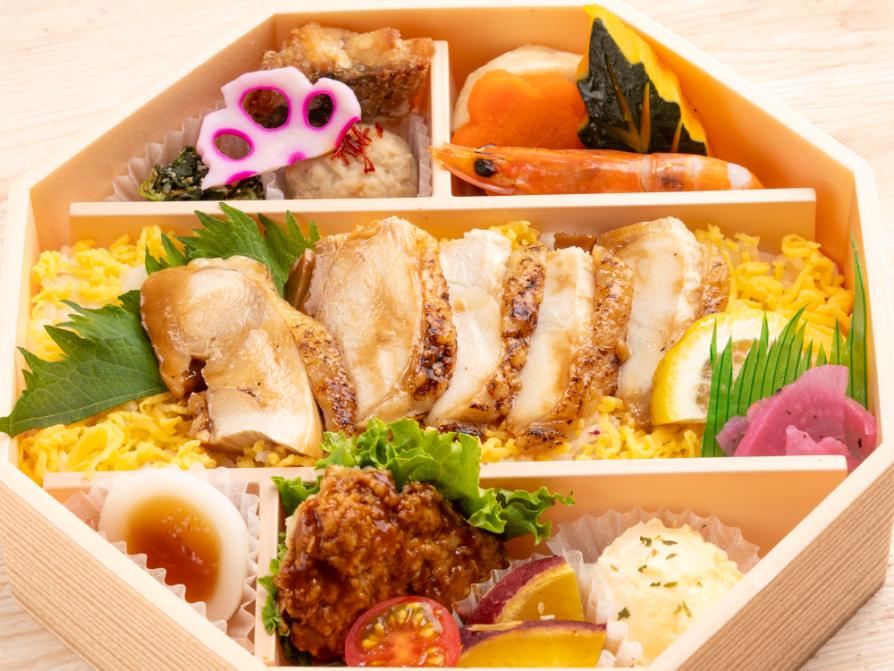 華やか六角弁当