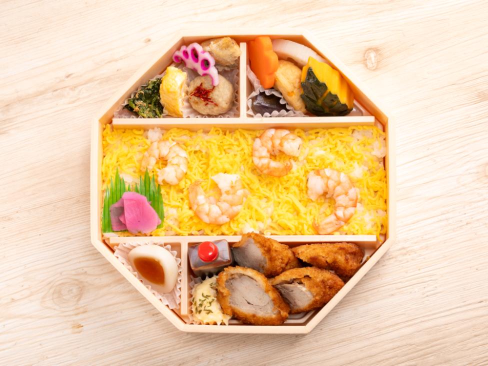 海老ちらし六角弁当