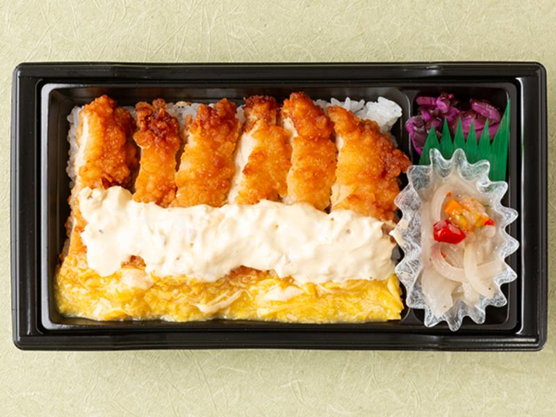 タルタルととろーり玉子のチキンカツ弁当