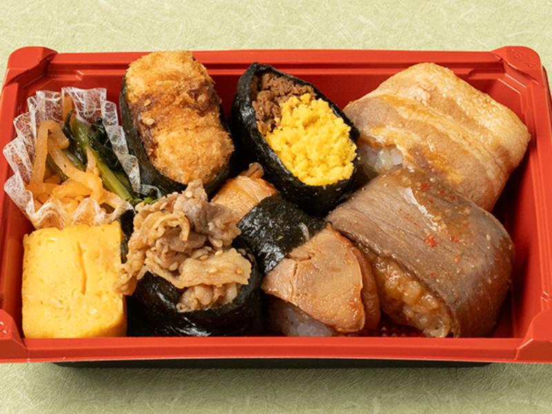 創作お肉の寿司６種盛り