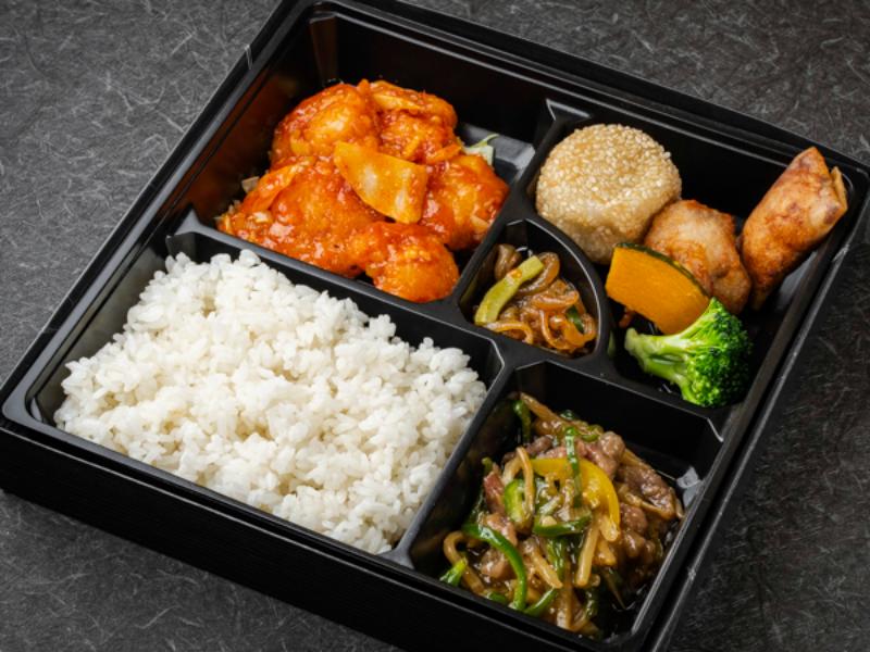 【選べるご飯】贅沢二味御膳〜海老チリと牛肉ピーマン炒め〜