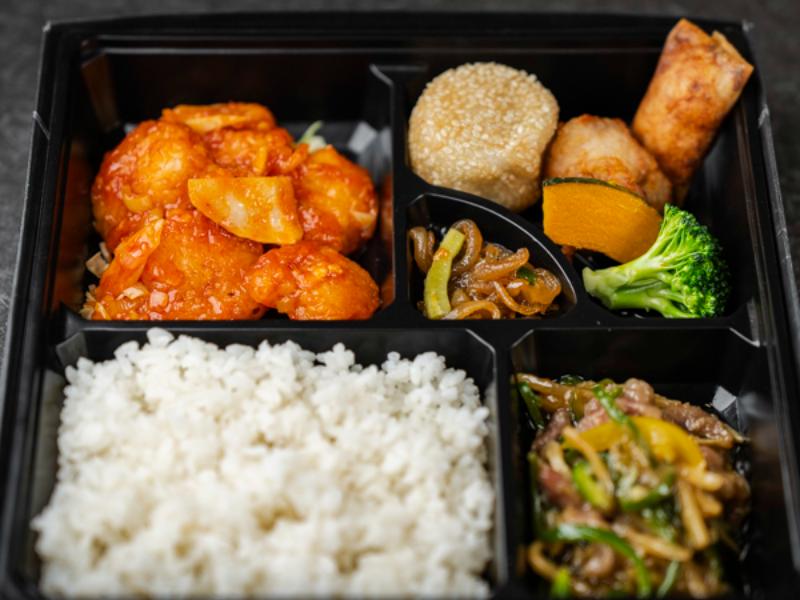 【選べるご飯】贅沢二味御膳〜海老チリと牛肉ピーマン炒め〜