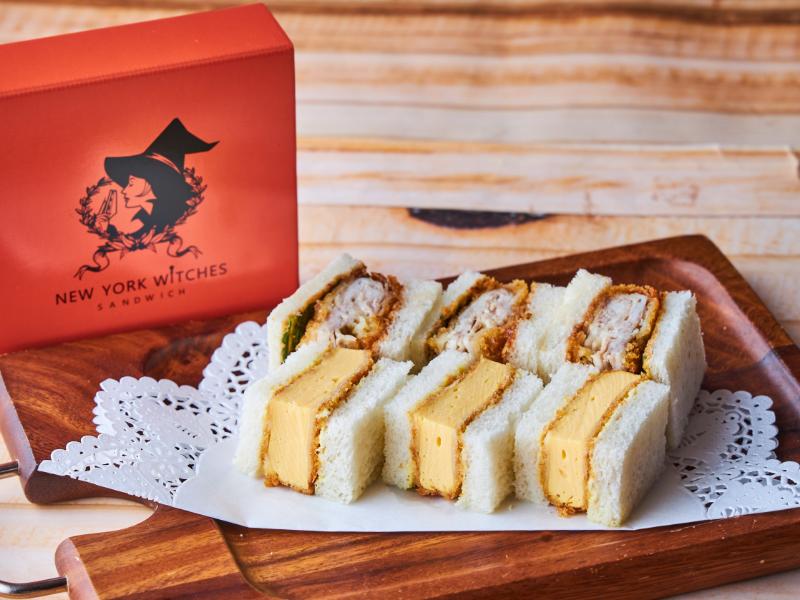 厚焼き玉子 × 特製BBQソース豚（トン）カツのコンビサンド