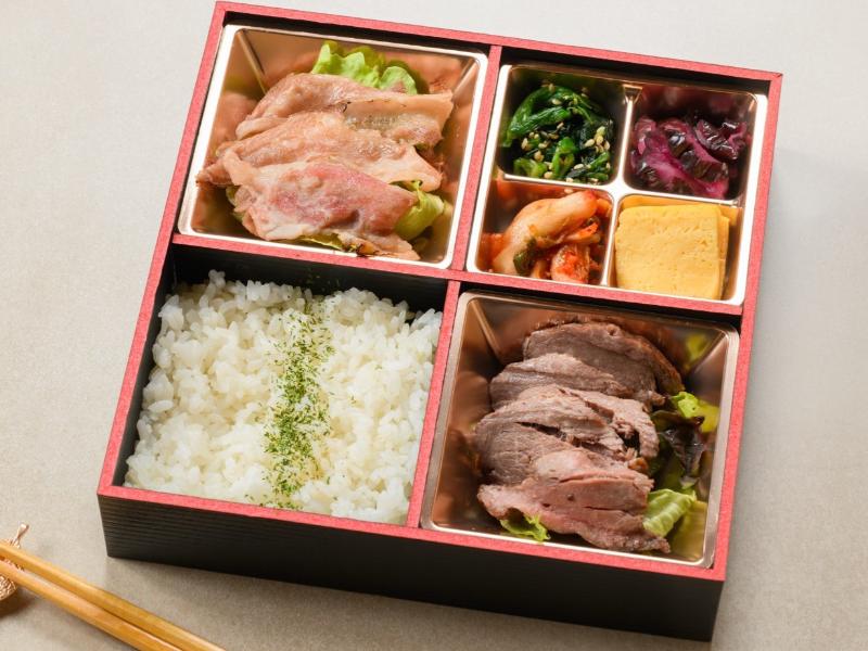 牛ヒレとカルビの焼肉御膳